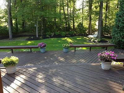 Large 2 tier deck