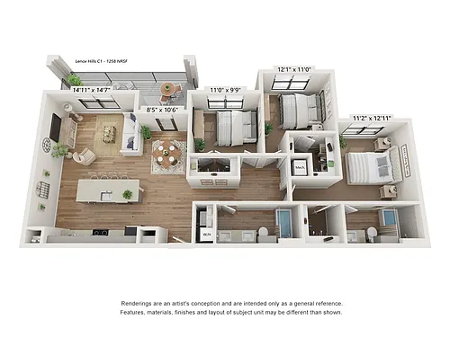 Floor plan C1