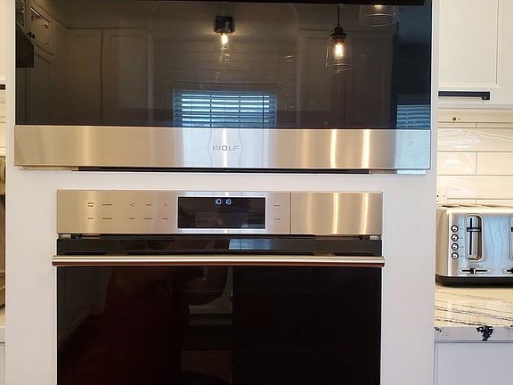 Wolfe wall Microwave/Convection oven and Wolfe Steam/convection