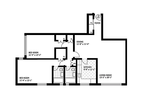 Floor plan 125 A5 washer dryer