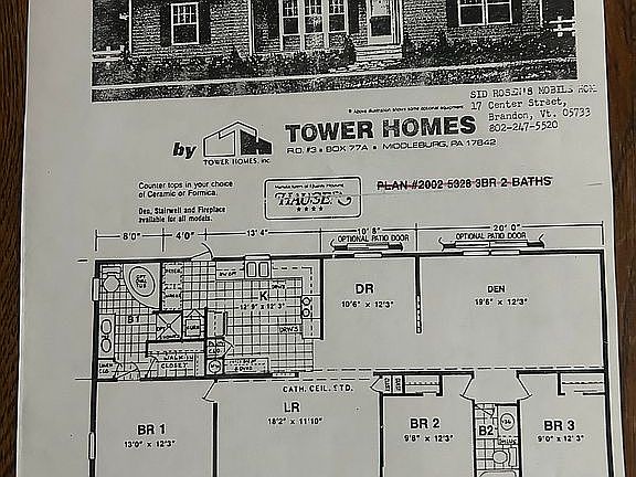 Orig Mnfr Floor Plan