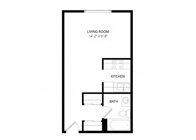 Floor plan Studio