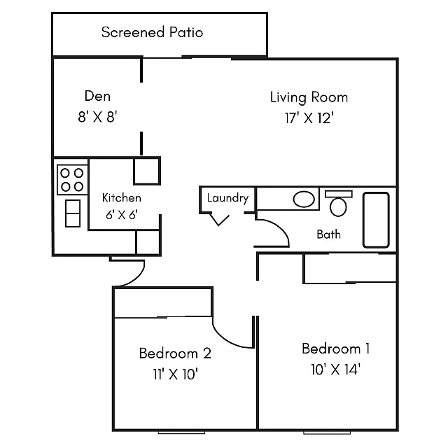 Floor plan 2x1 - Signature