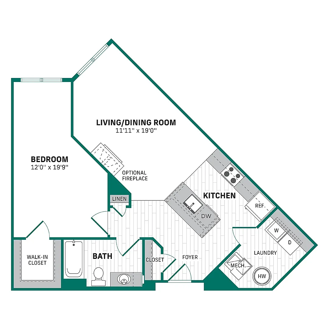 Floor plan B1 - The Refinery