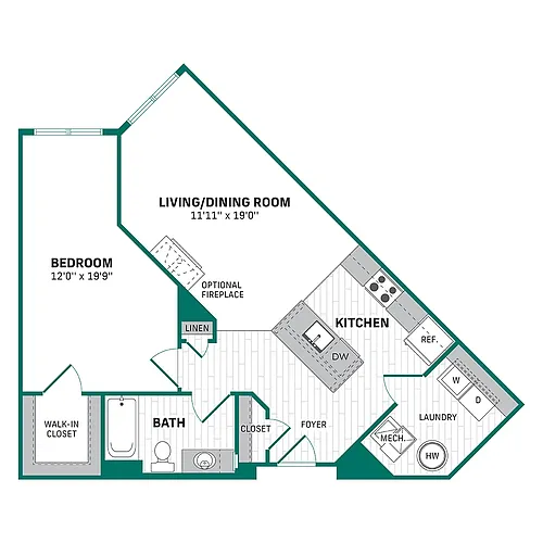Floor plan B1 - The Refinery