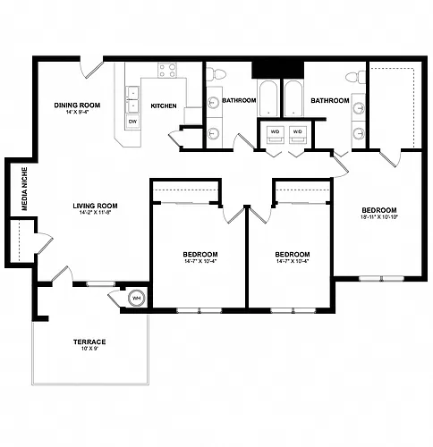 Floor plan C1