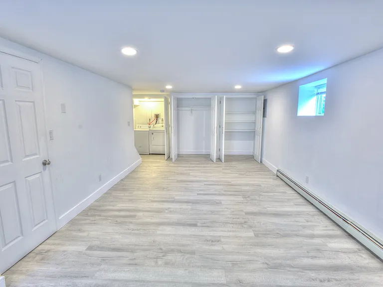 Finished basement with abundant storage and laundry.