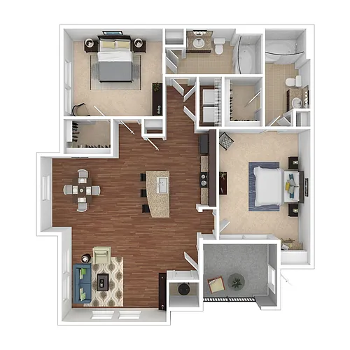 Floor plan Gemini - B1