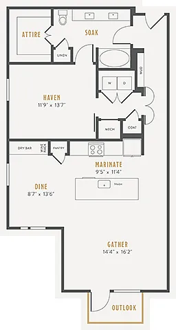 Floor plan A21