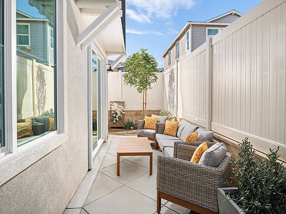 Model home professionally landscape private yard. Furniture not included