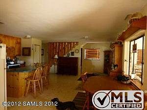 Kitchen and eating area