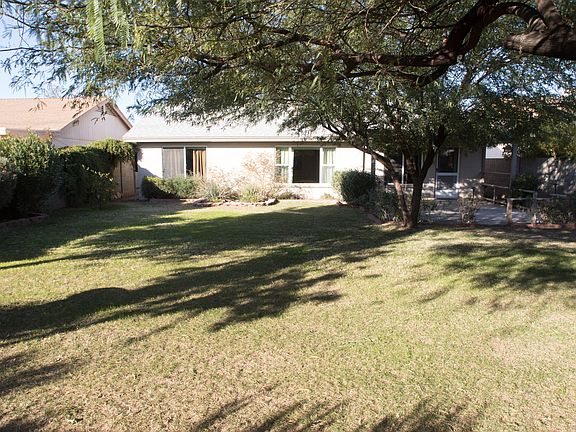 Large backyard with shed 