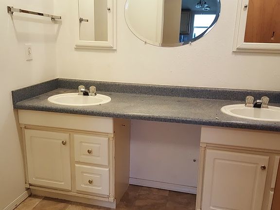 Back bathroom vanity