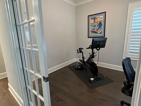 office with pocket doors off front door1/2