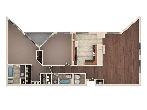 Floor plan Zenith | 21st Floor