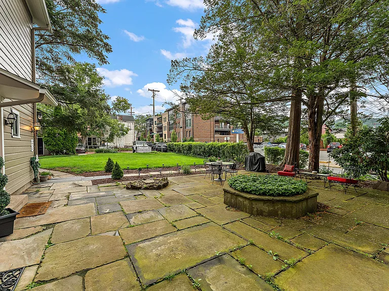 Patio and yard