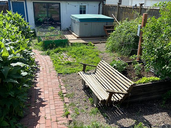 Back yard from deck