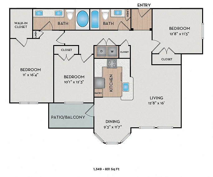 Floor plan Sunset