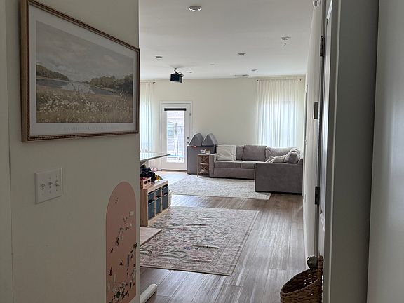 Hallway to living room.