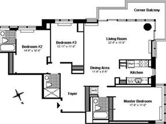 2nd image of 161 W 61st St APT 23B