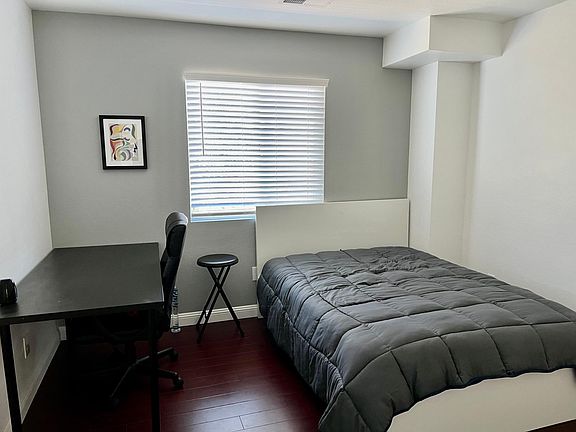 Bedroom #1 with few floors and full closet