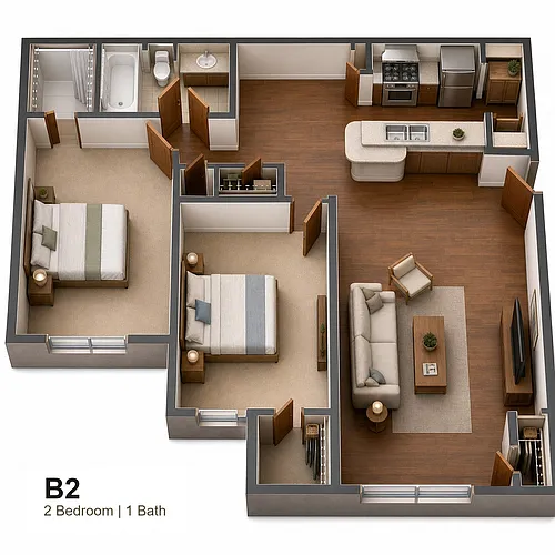 Floor plan B2
