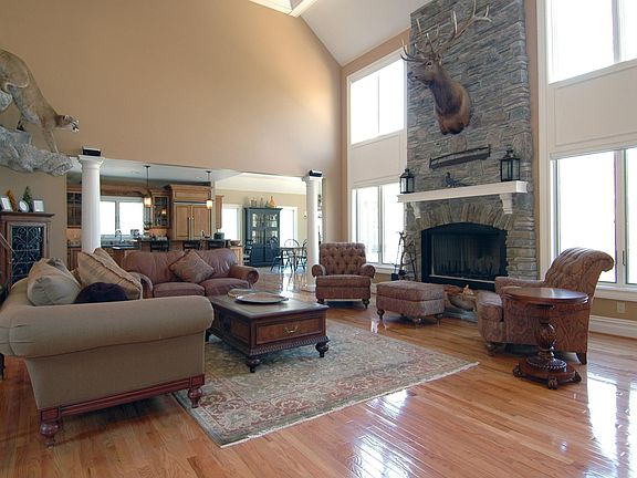 FAMILY ROOM SONE MASONARY FIREPLACE