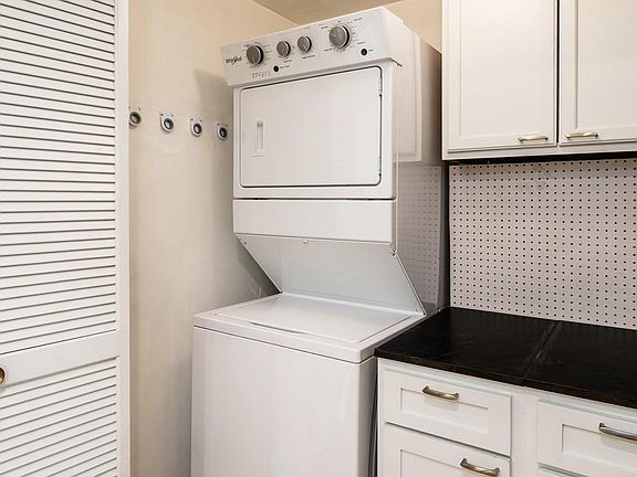 Laundry Closet with Storage