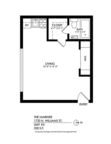 Floor plan Studio