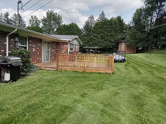 back deck off of dining room