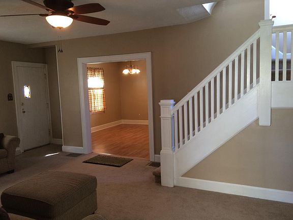 Staircase in living room