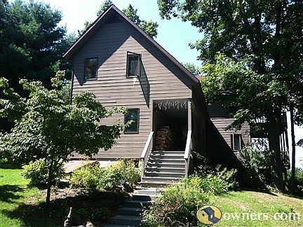 This is the primary entrance. Solid bluestone steps lead you in.