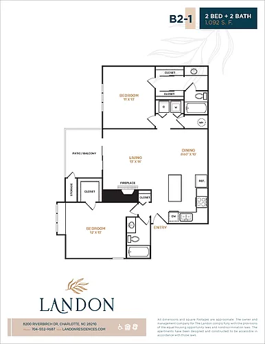 Floor plan B2-1 Renovated