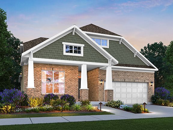 Melville - Elevation C Optional Coach Lights and Full Brick