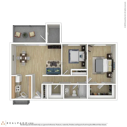 Floor plan 2x1VT