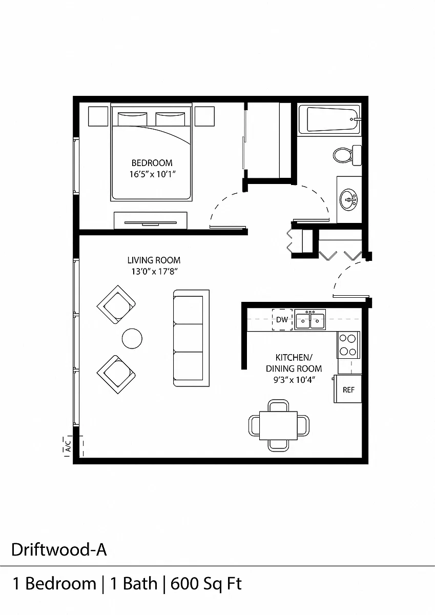 Floor plan Driftwood