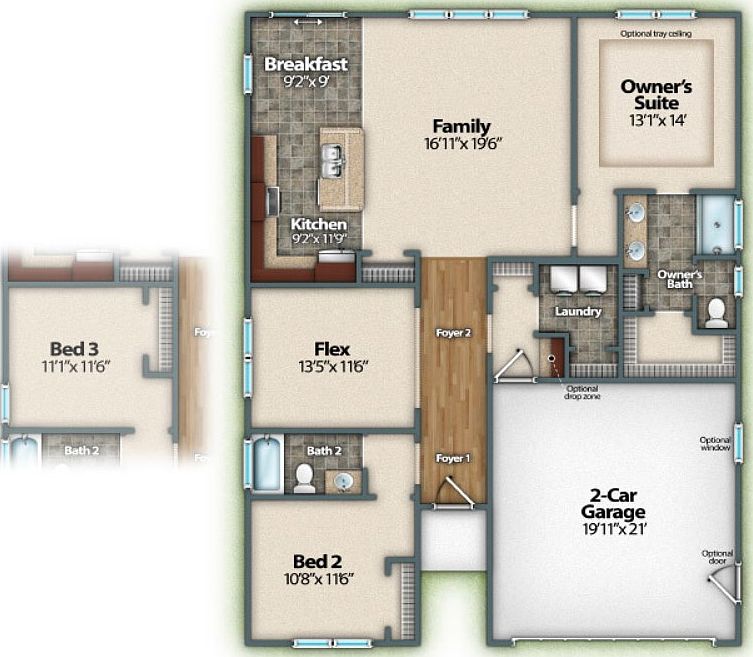 2nd image of 439 White Peach Way Lot 59