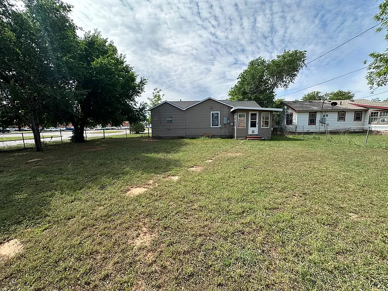 back of house and yard
