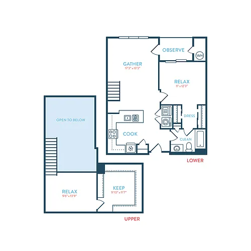 Floor plan Tea House A10 Loft