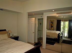 Master Suite with Full Bath and Sliders to private balcony