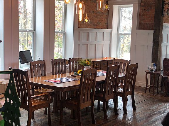 Dining in the schoolhouse