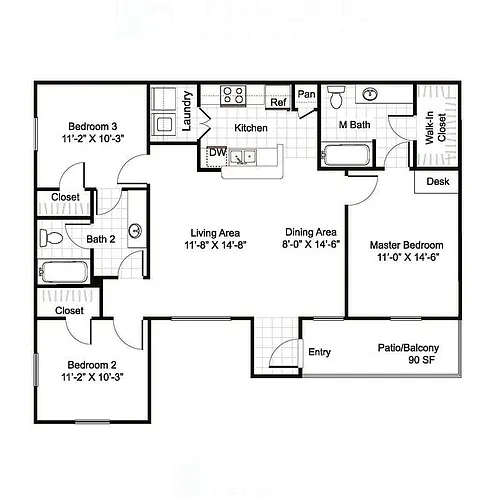 Floor plan C1