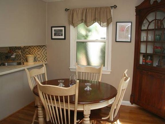 Dining Room Opens to Kit.