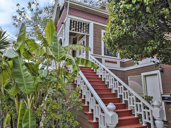Ground floor garden unit in a historical Queen Anne Victorian Duplex.