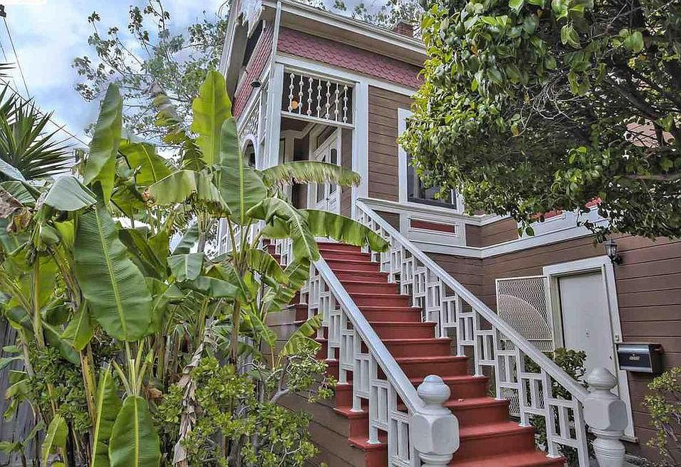 Ground floor garden unit in a historical Queen Anne Victorian Duplex.