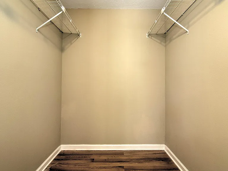 second bedroom walk-in closet