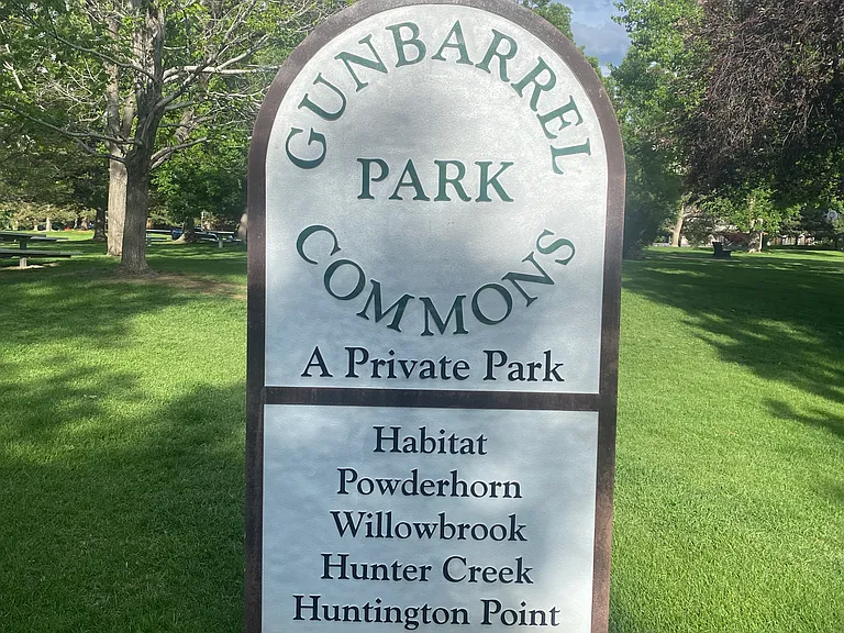 The areas private park!

Don't forget to go to the Wednesday food truck gatherings and grab yourself some amazing soft serve from Power Cone...so good!