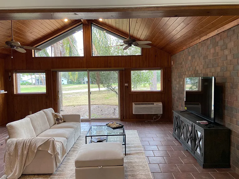 Sunroom off kitchen
