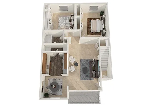 Floor plan Two Bedroom