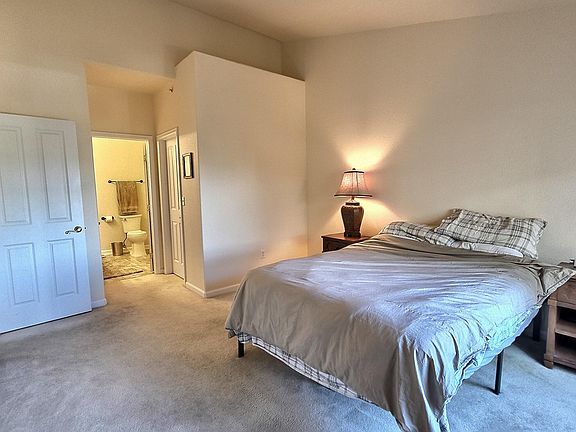 Another picture of the master bedroom that gives a sense of the layout.